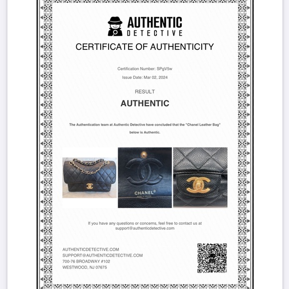 Vintage Chanel small flap caviar - Picture 11 of 12